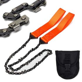 Portable Survival Chain Saw; Pocket Camping Hiking Tool; Outdoor Hand Wire Saw Portable Survival Chain Saw; Pocket Camping Hiking Tool; Outdoor Hand Wire Saw
